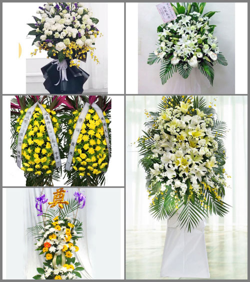 福建福州福清市港头镇梓园村白事花篮预定
